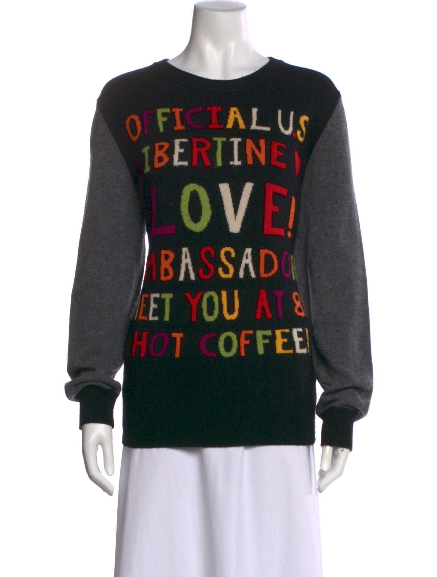 Libertine Cashmere Printed Sweater