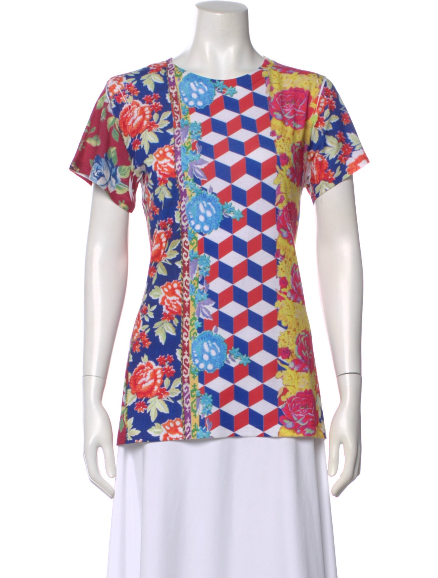 Libertine Patterned Crew Neck T-Shirt