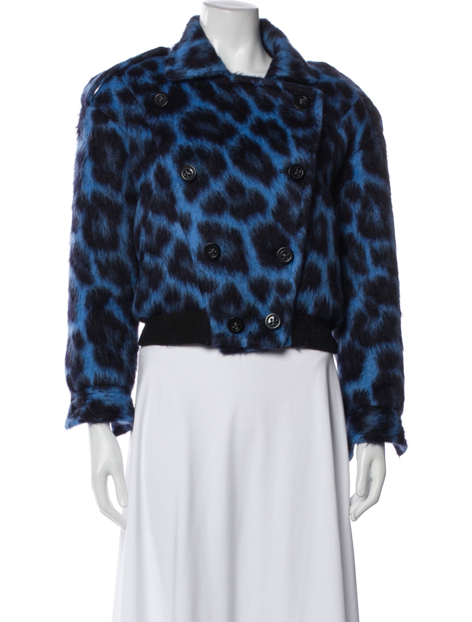 Libertine Alpaca Animal Print Faux Fur Jacket