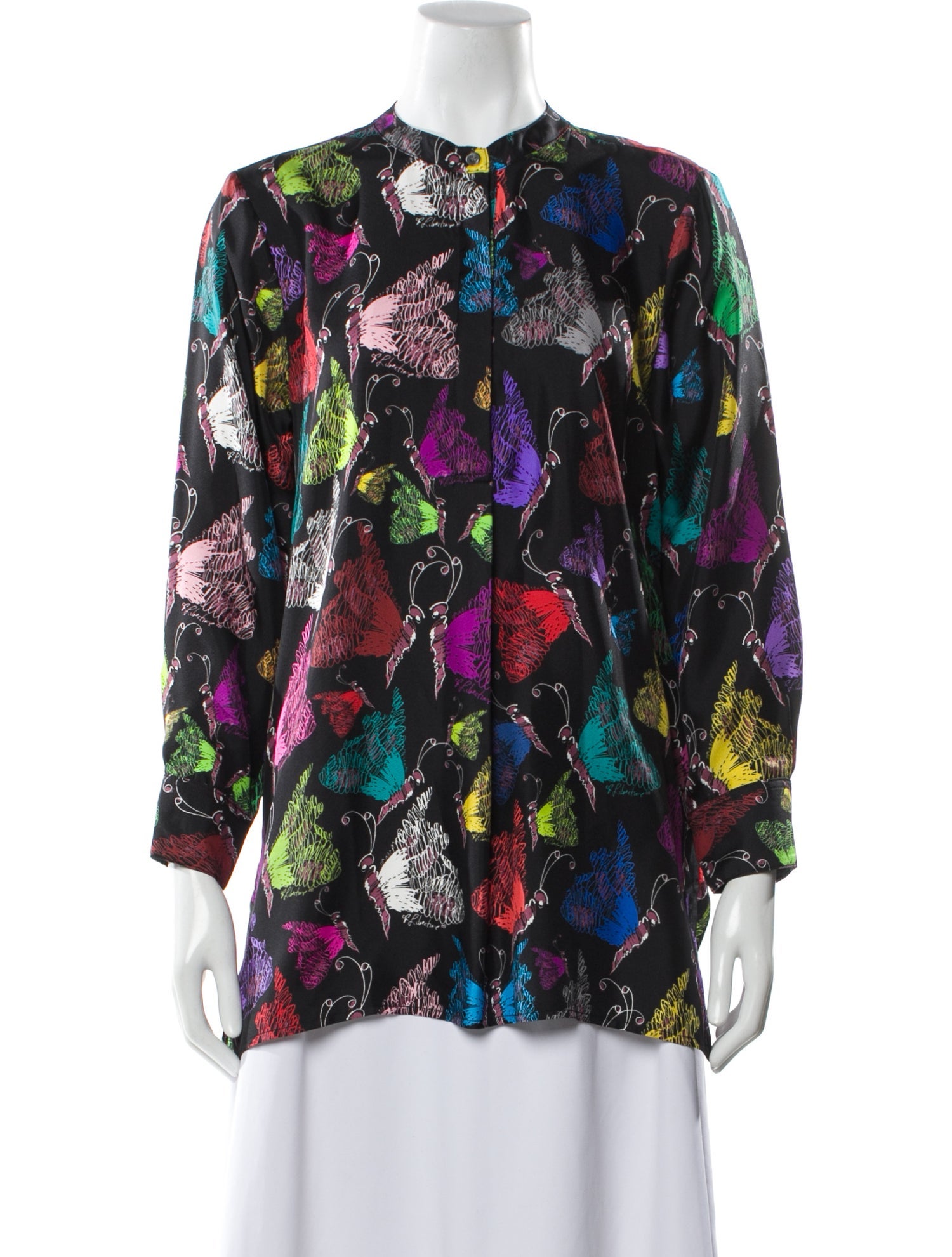 Libertine Silk Floral Print Blouse
