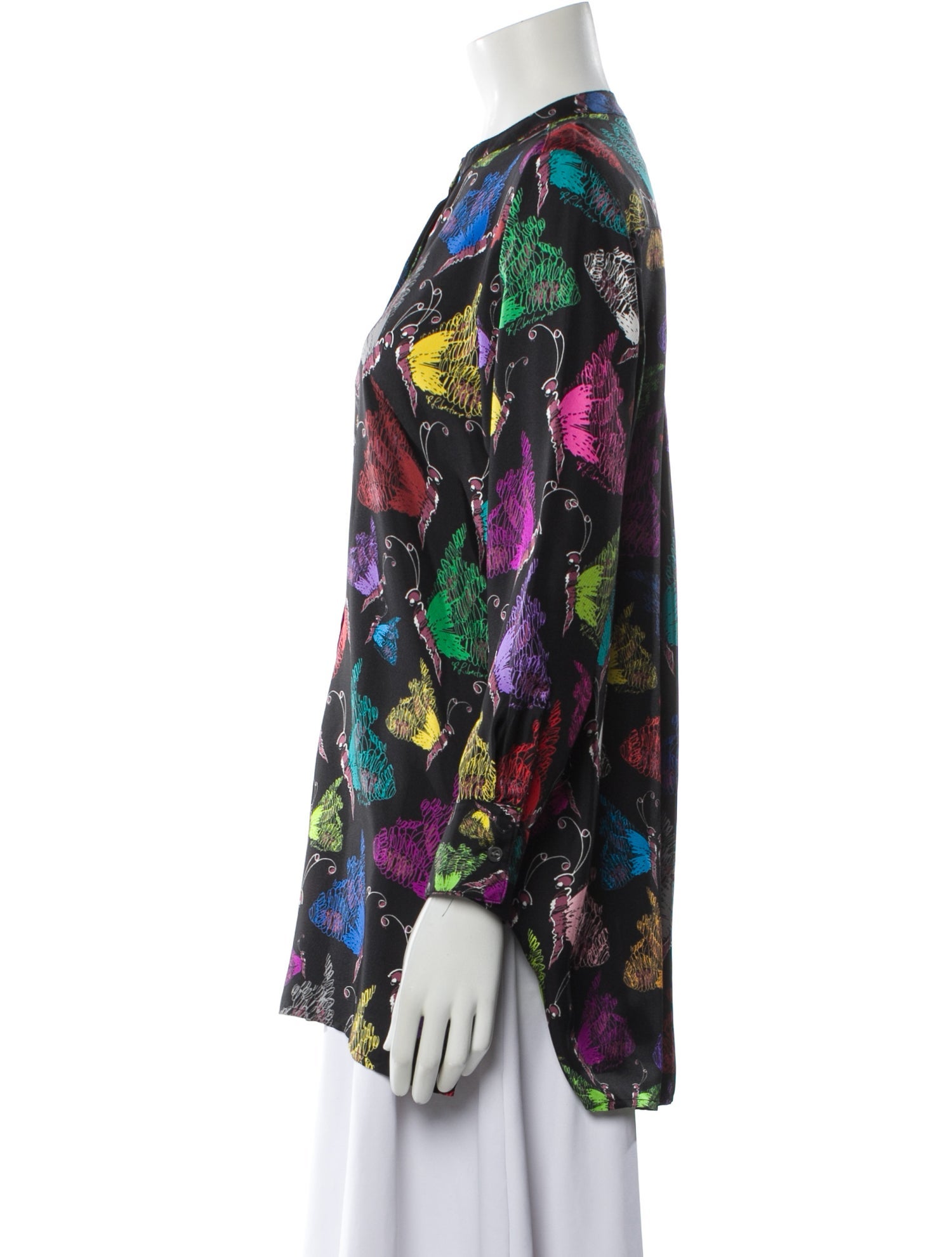 Libertine Silk Floral Print Blouse