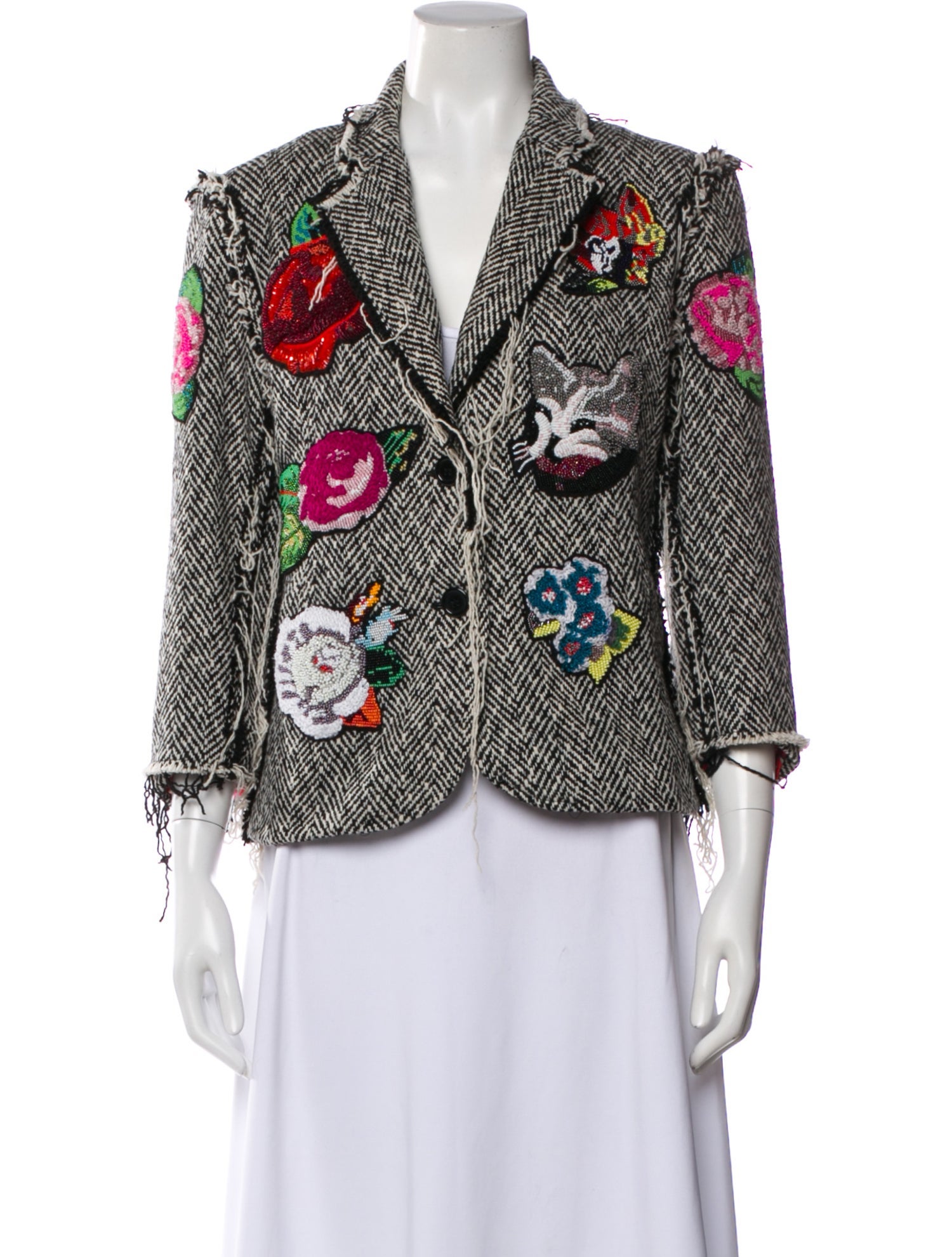 Libertine Wool Printed Blazer w/ Tags