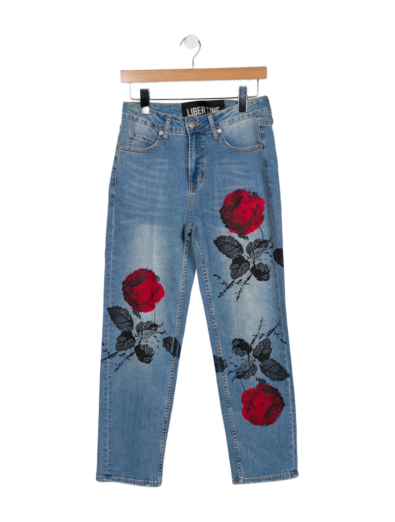 Libertine Mid-Rise Straight Leg Jeans