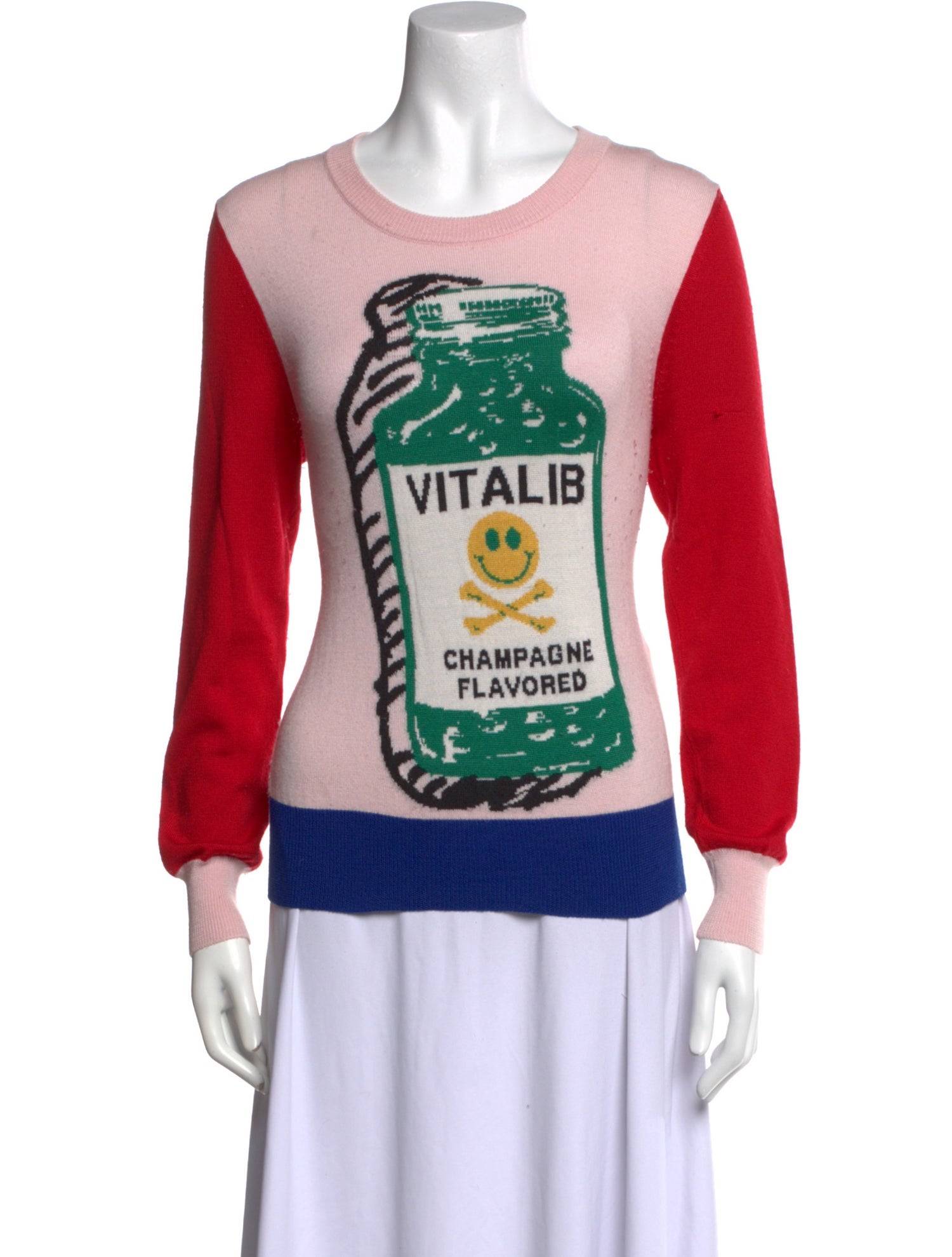 Libertine Cashmere Graphic Print Sweater