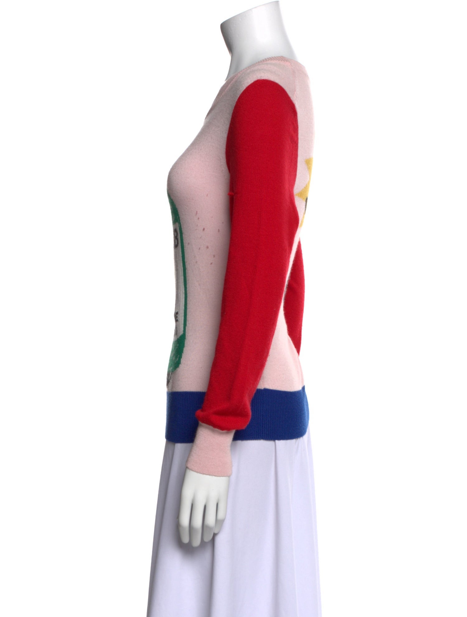 Libertine Cashmere Graphic Print Sweater