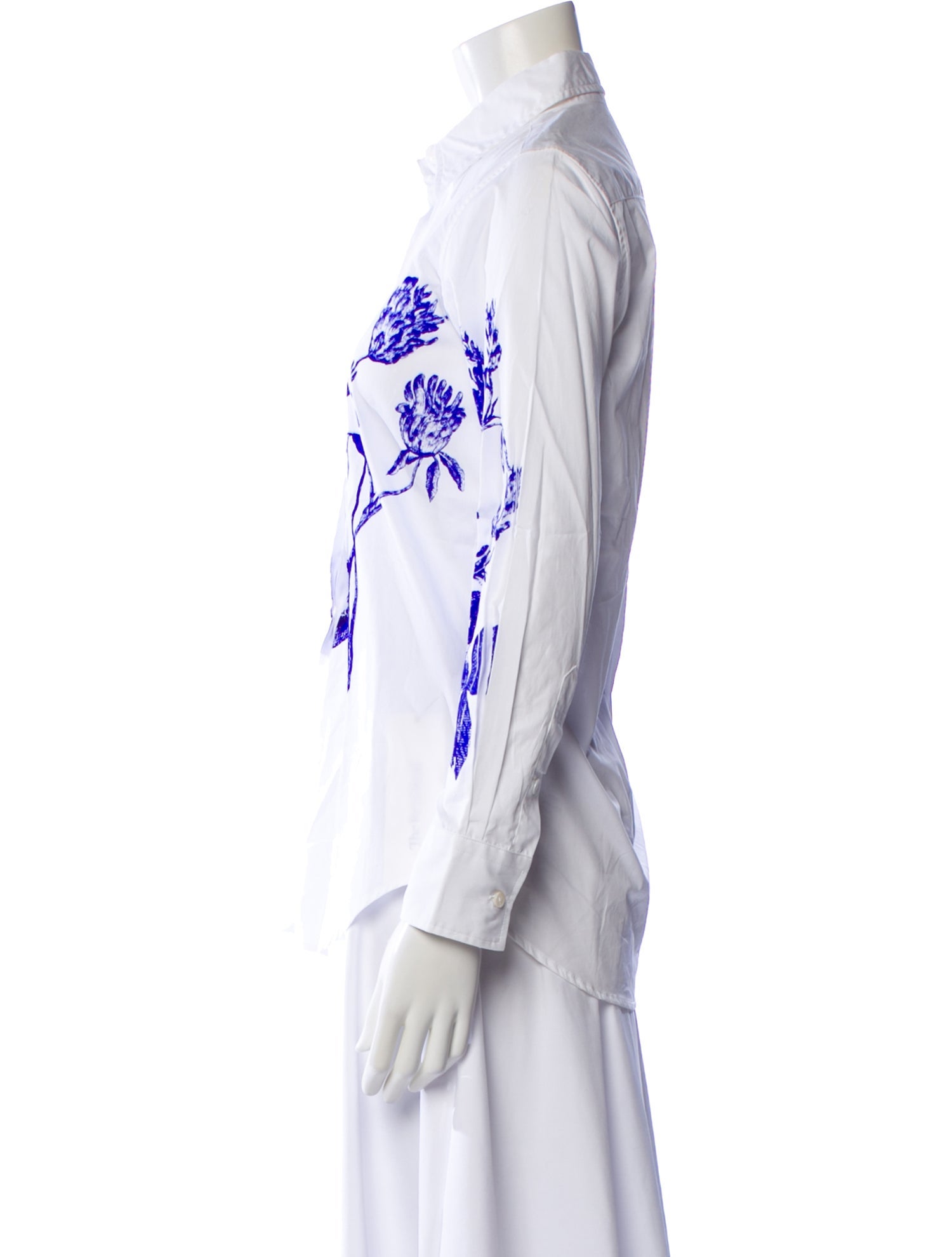 Libertine Floral Print Long Sleeve Blouse