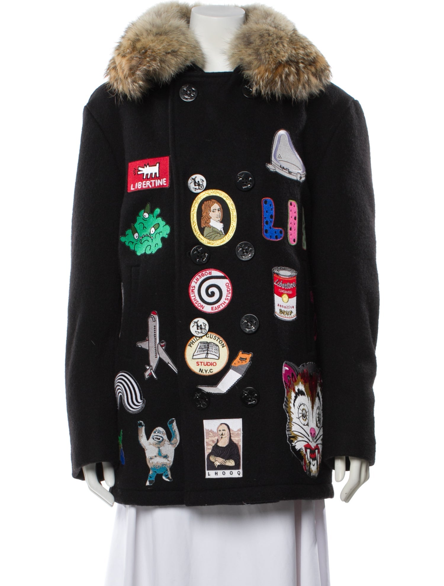 Libertine Graphic Print Coat