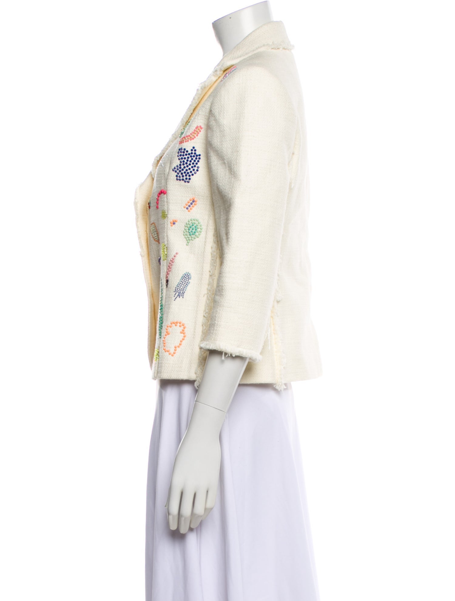 Libertine Wool Patterned Blazer