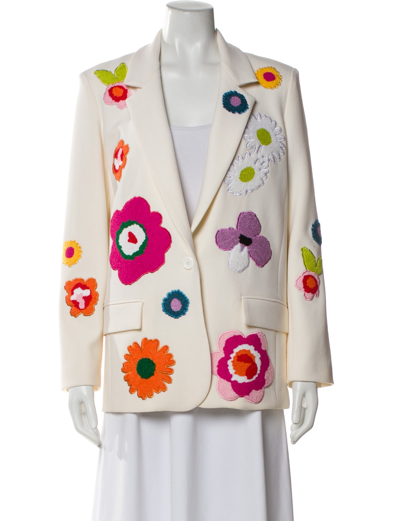 Libertine Wool Floral Print Blazer