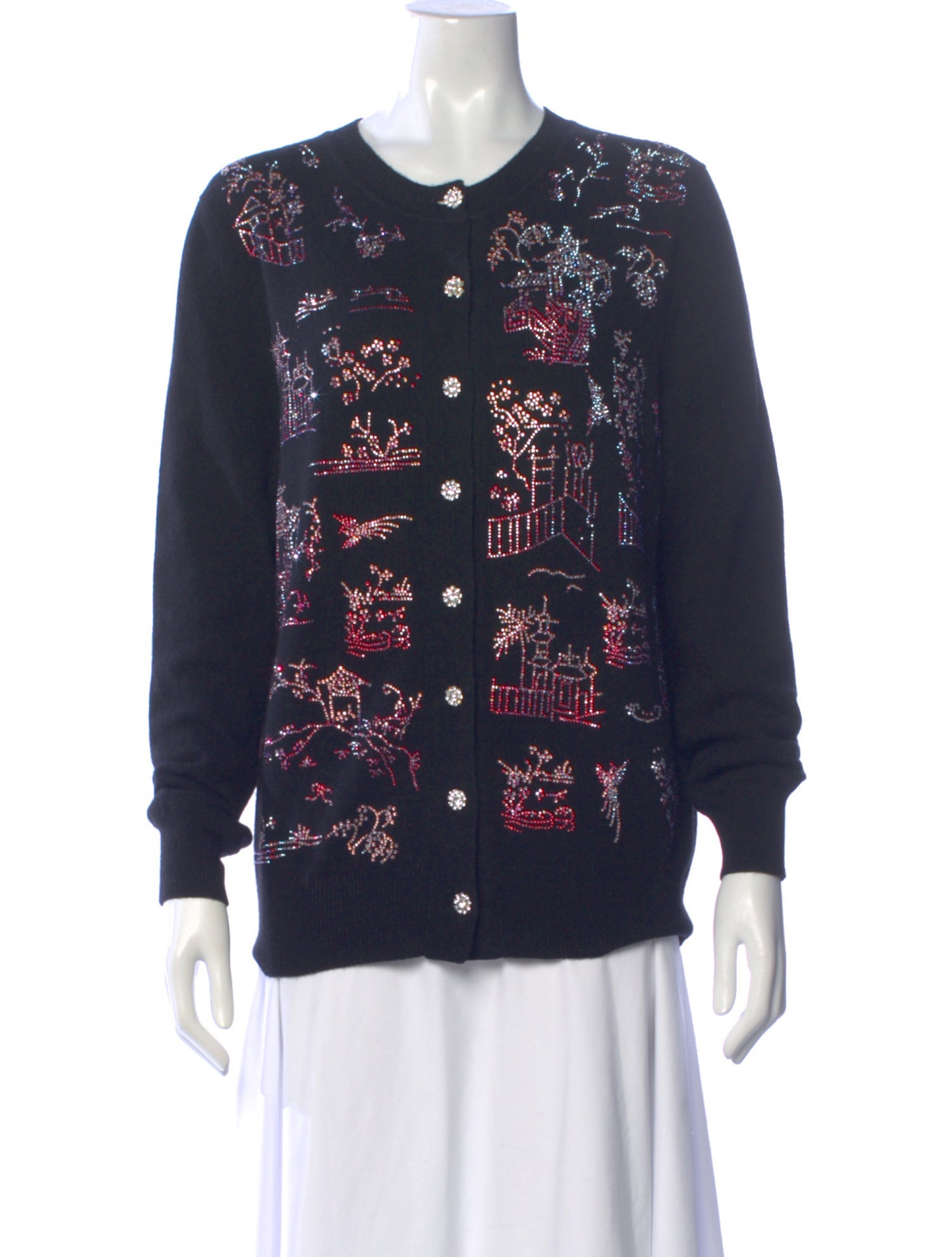 Libertine Cashmere Floral Print Sweater w/ Tags
