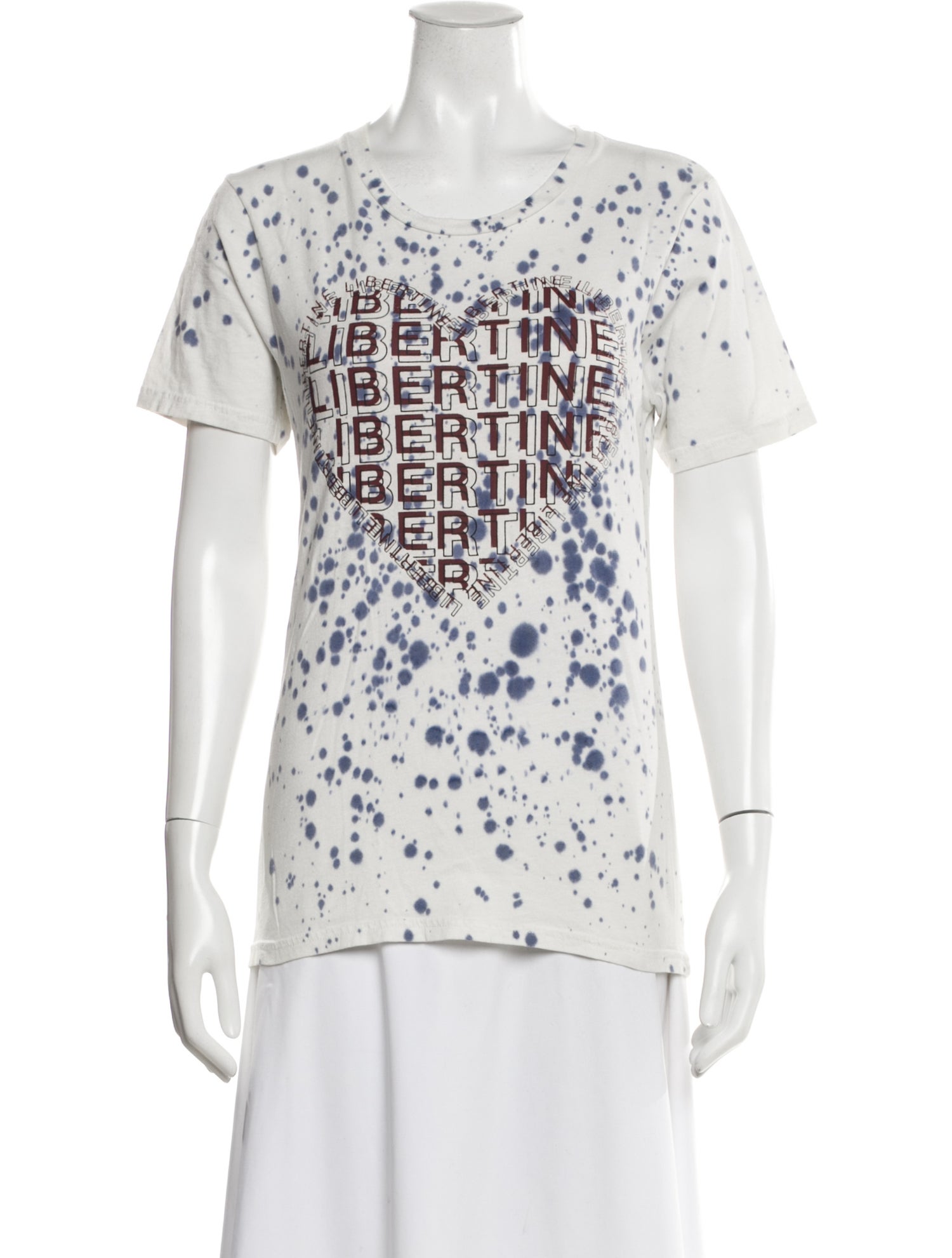 Libertine Tie-Dye Print Crew Neck T-Shirt