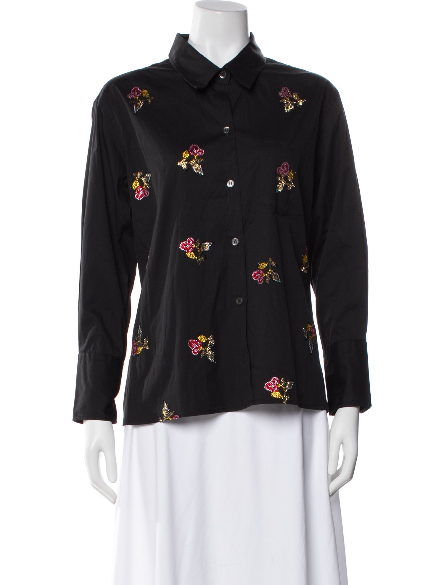 Libertine Floral Print Long Sleeve Blouse