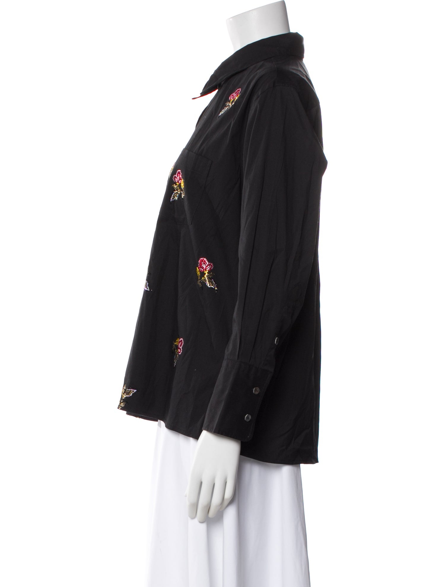 Libertine Floral Print Long Sleeve Blouse