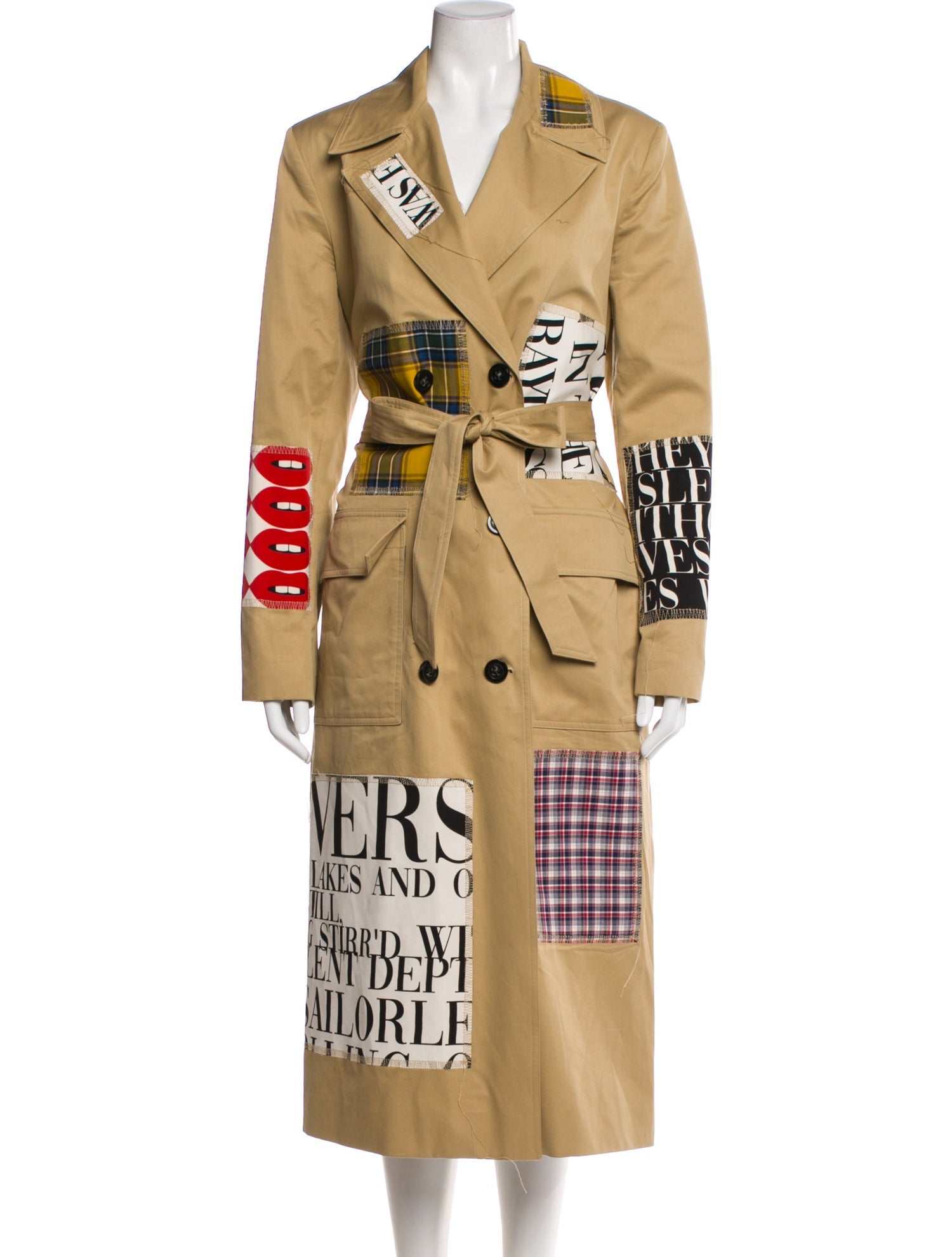 Libertine Printed Trench Coat
