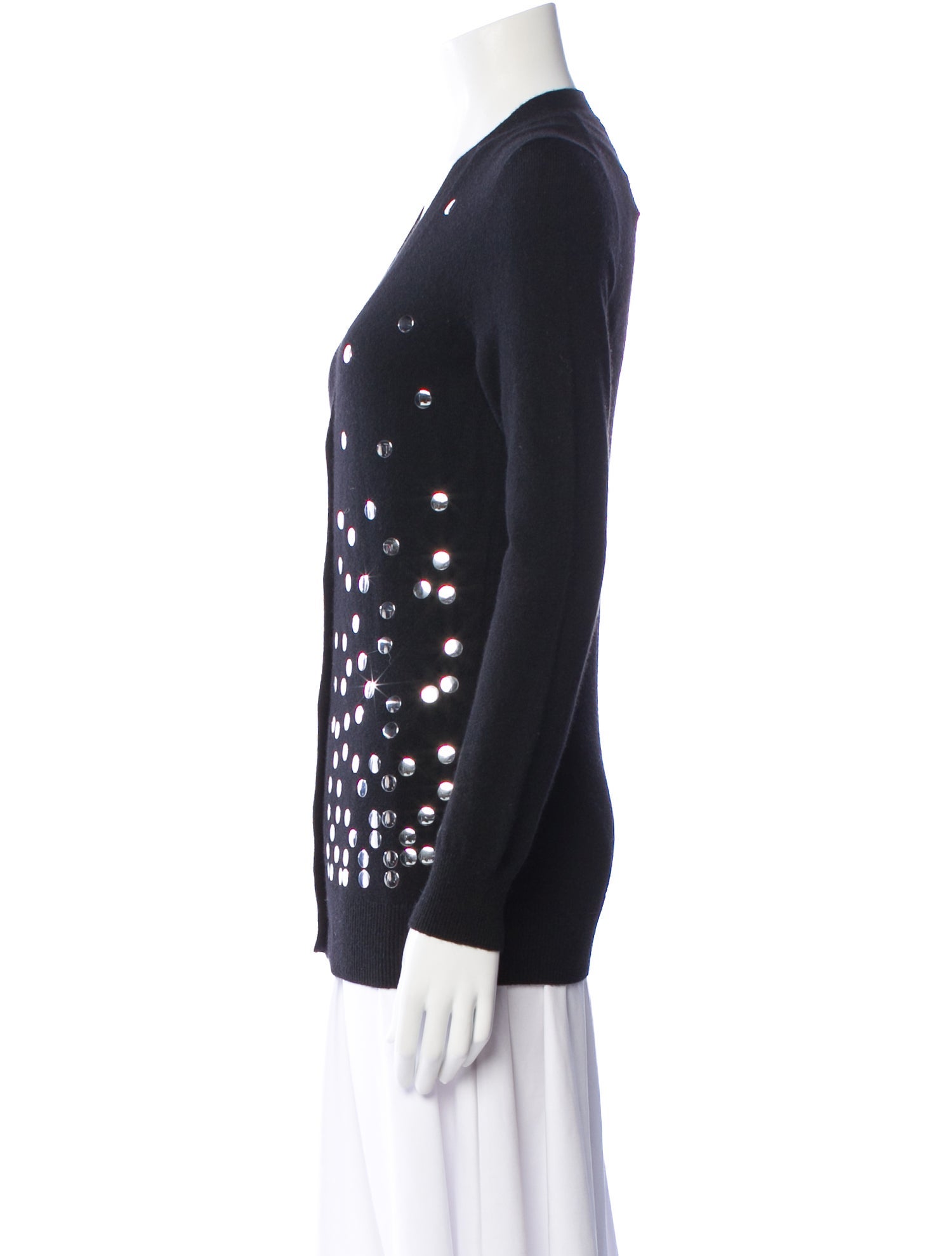 Libertine Polka Dot Print V-Neck Sweater