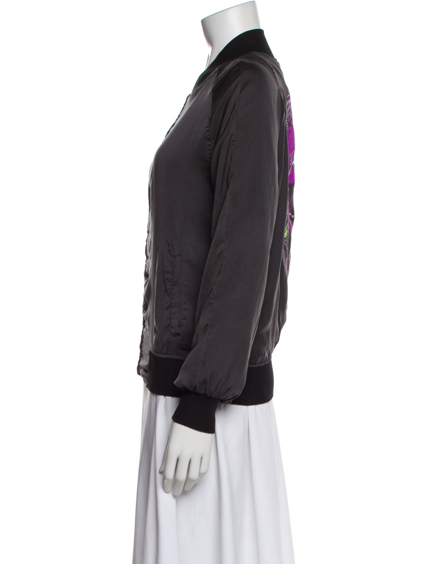 Libertine Silk Bomber Jacket
