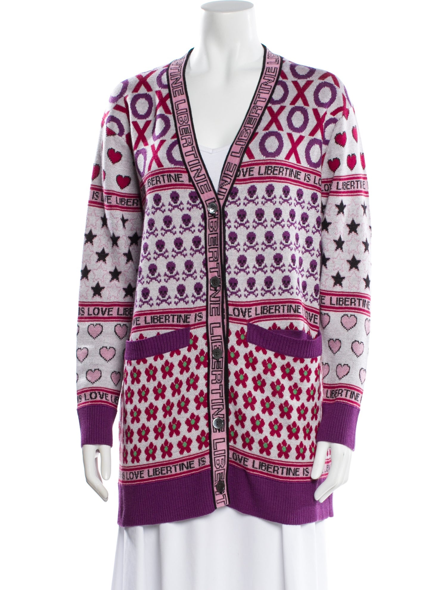 Libertine Cashmere Printed Sweater