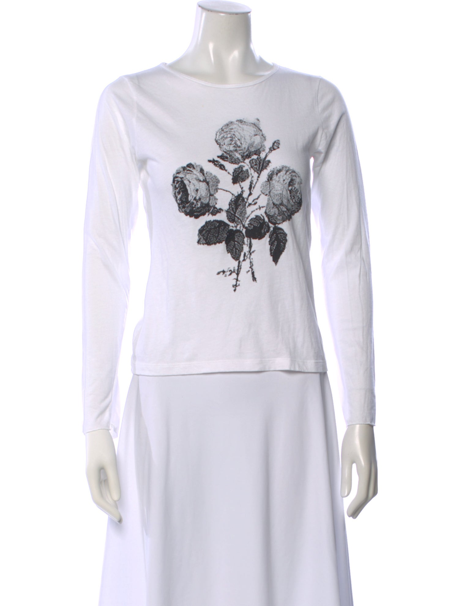 Libertine Floral Print Crew Neck Top