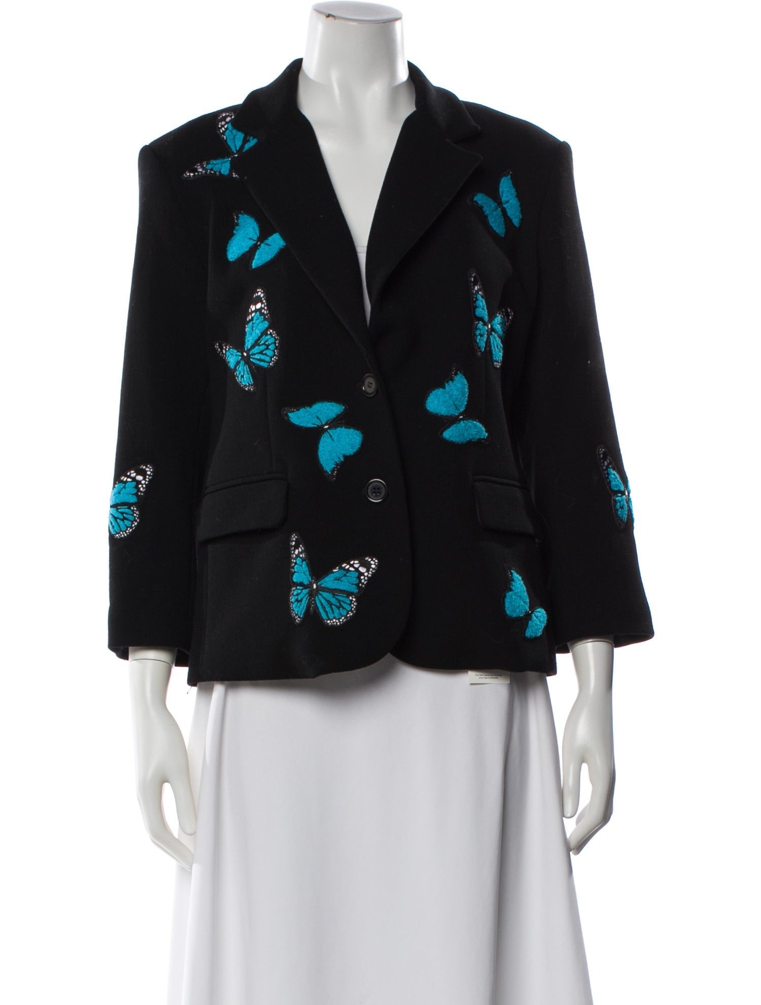 Libertine Wool Printed Blazer