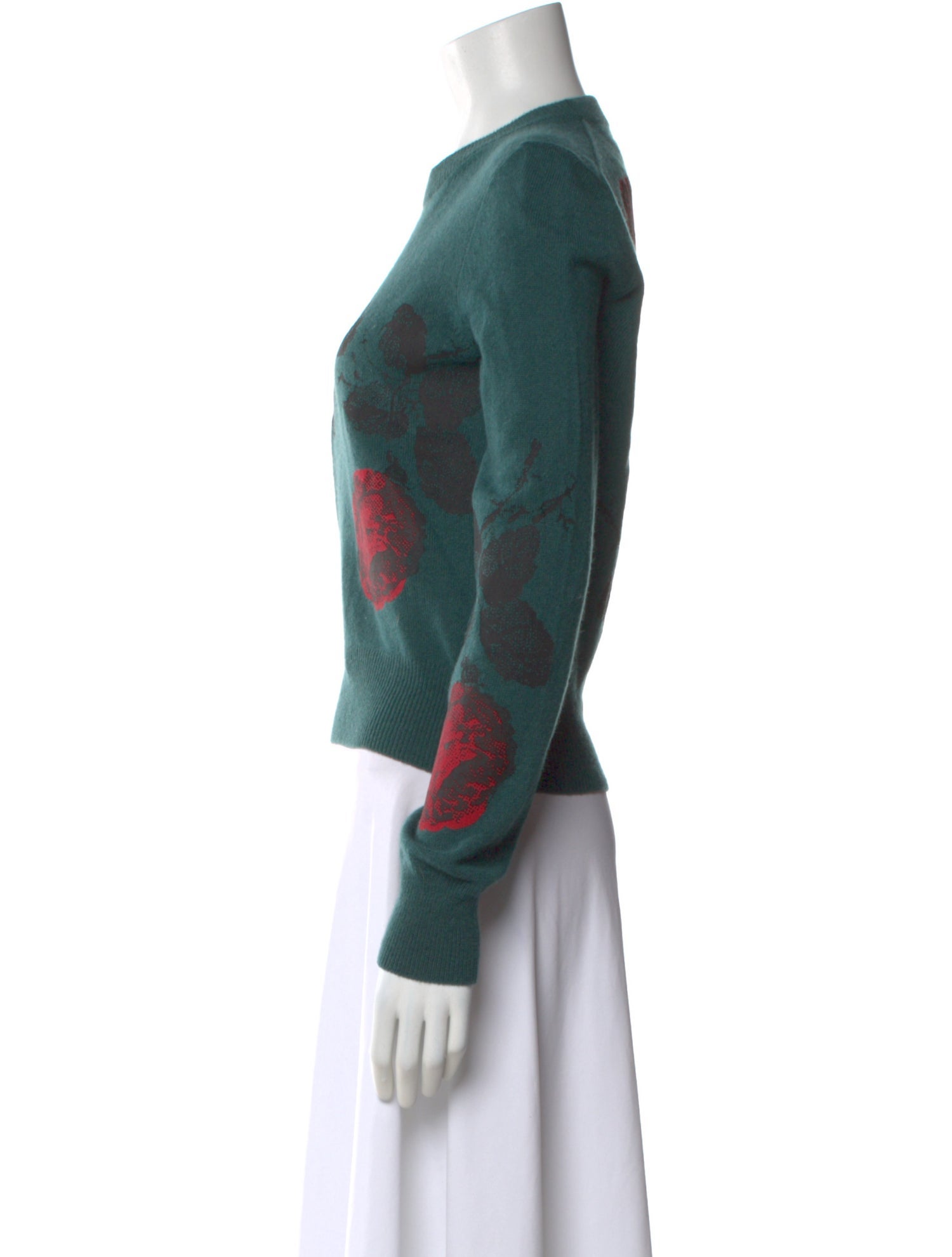 Libertine Cashmere Floral Print Sweater
