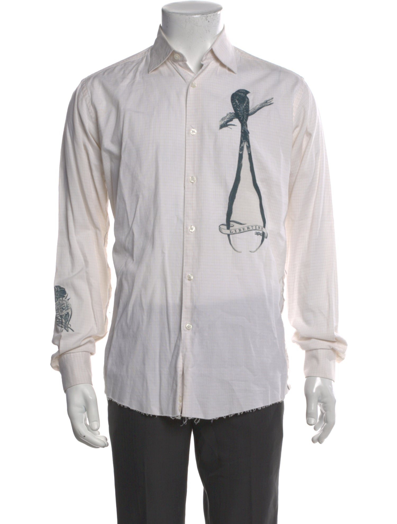 Libertine Striped Long Sleeve Dress Shirt