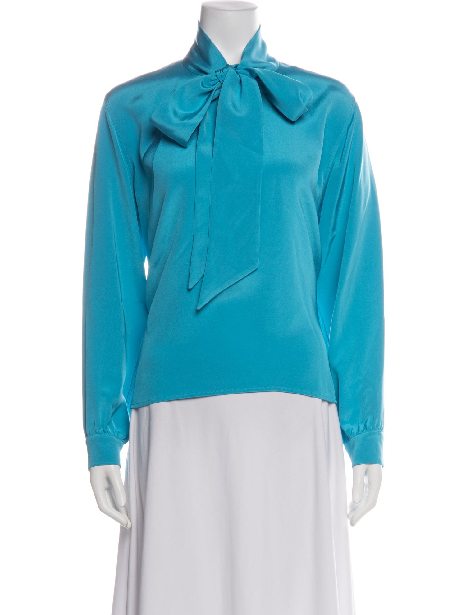 Libertine Silk Tie Neck Blouse