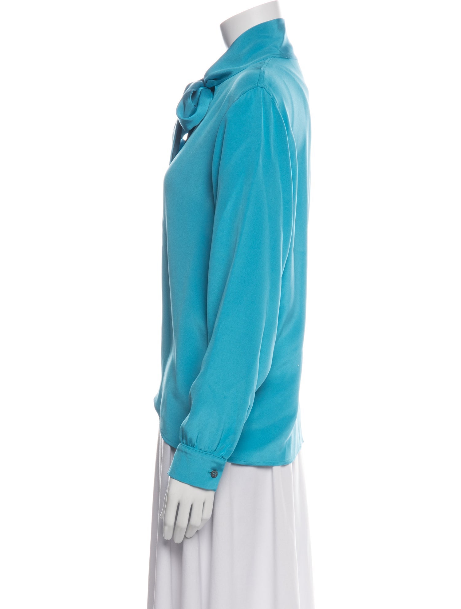 Libertine Silk Tie Neck Blouse