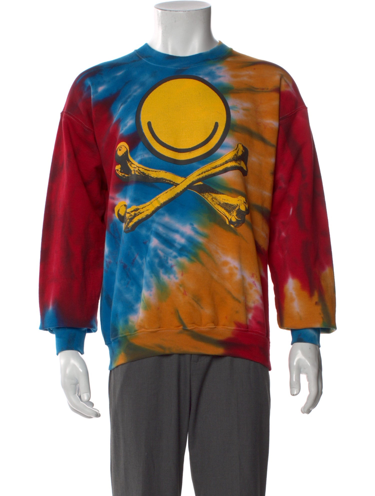 Libertine Tie-Dye Print Crew Neck Pullover