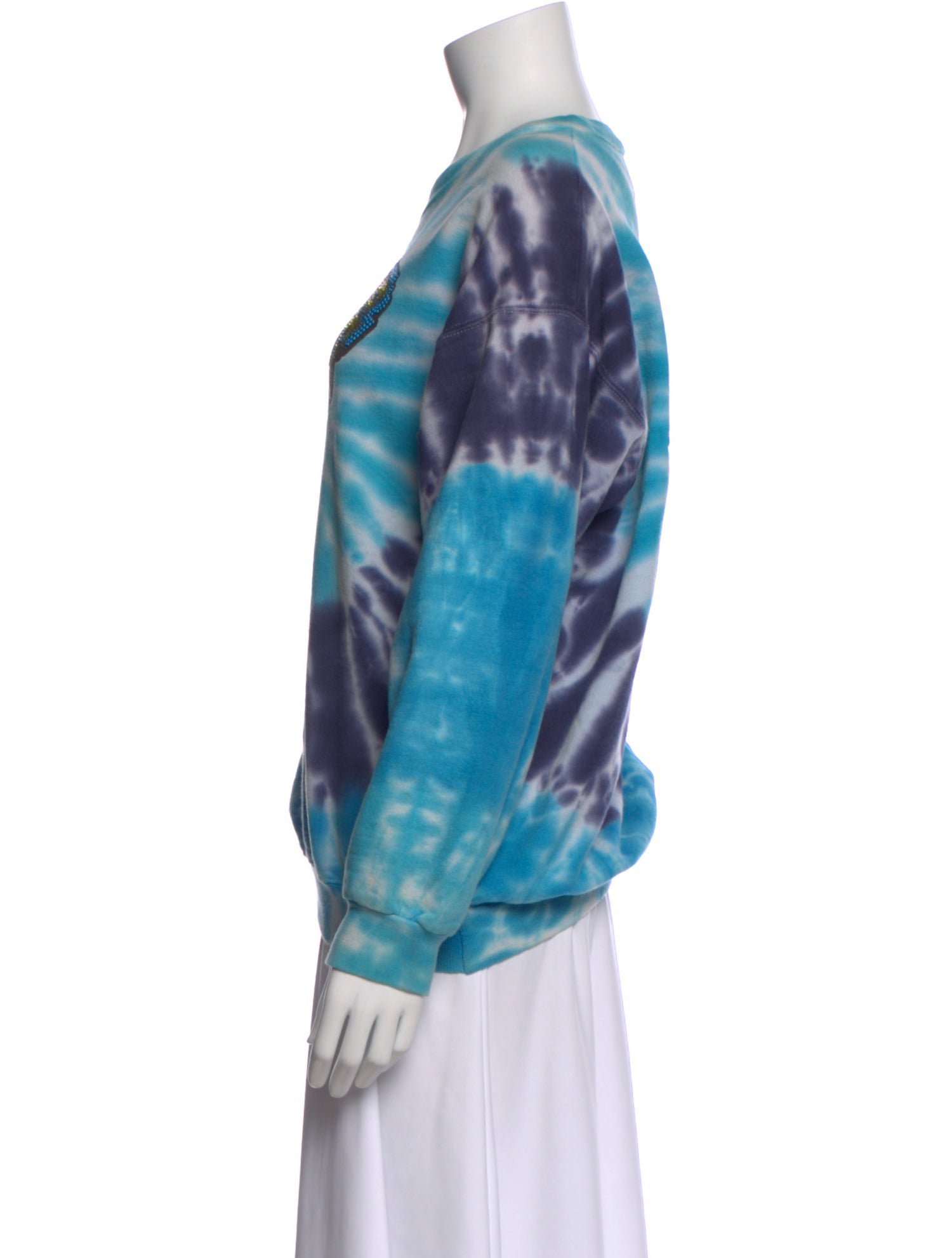 Libertine Tie-Dye Print Crew Neck Sweatshirt