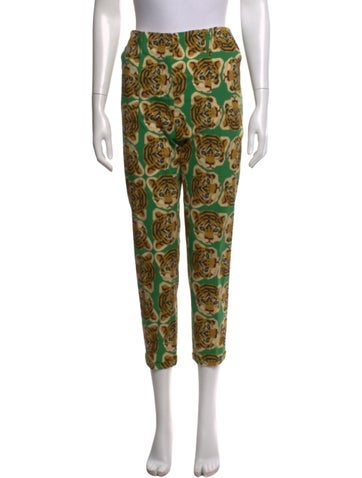 Pre-owned Libertine Animal Print Straight Leg Pants In Multicolor