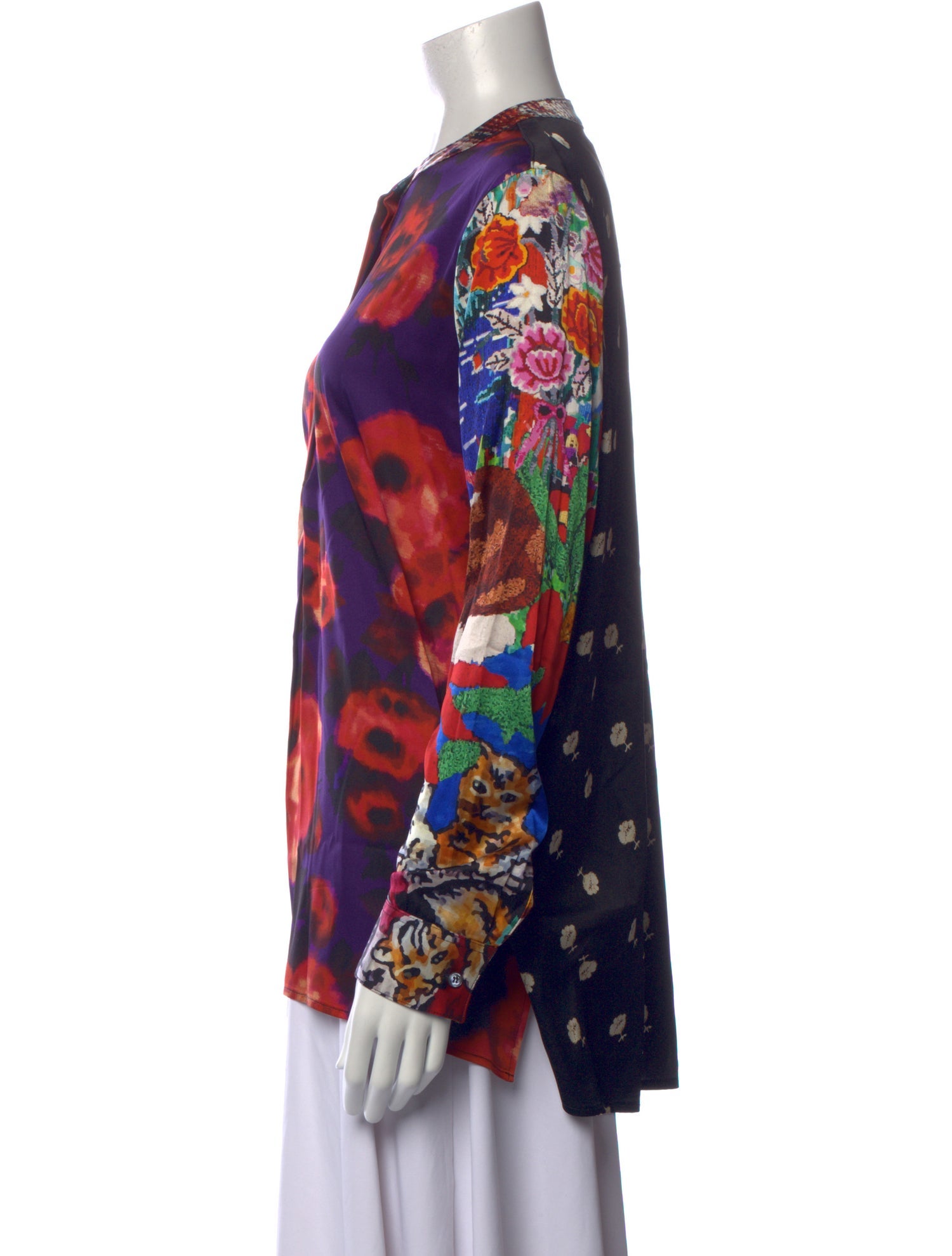 Libertine Silk Floral Print Blouse