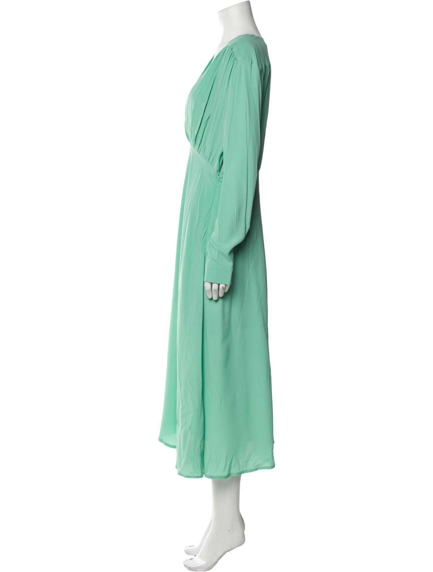 Liviana Conti Plunge Neckline Midi Length Dress