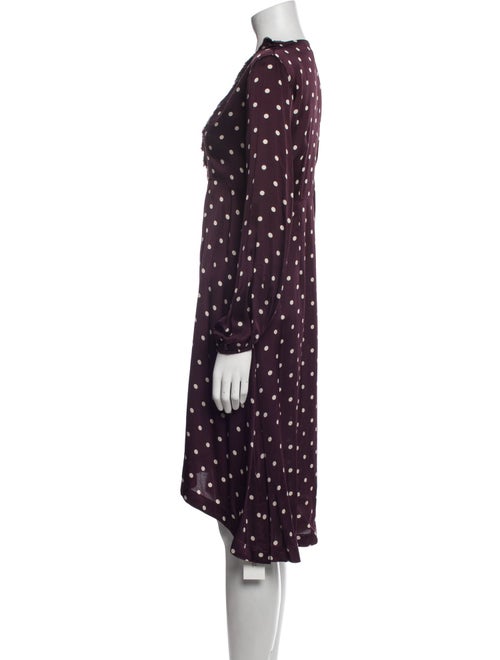 Liviana Conti Polka Dot Print Midi Length Dress