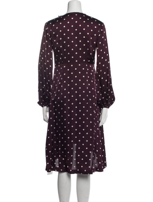Liviana Conti Polka Dot Print Midi Length Dress