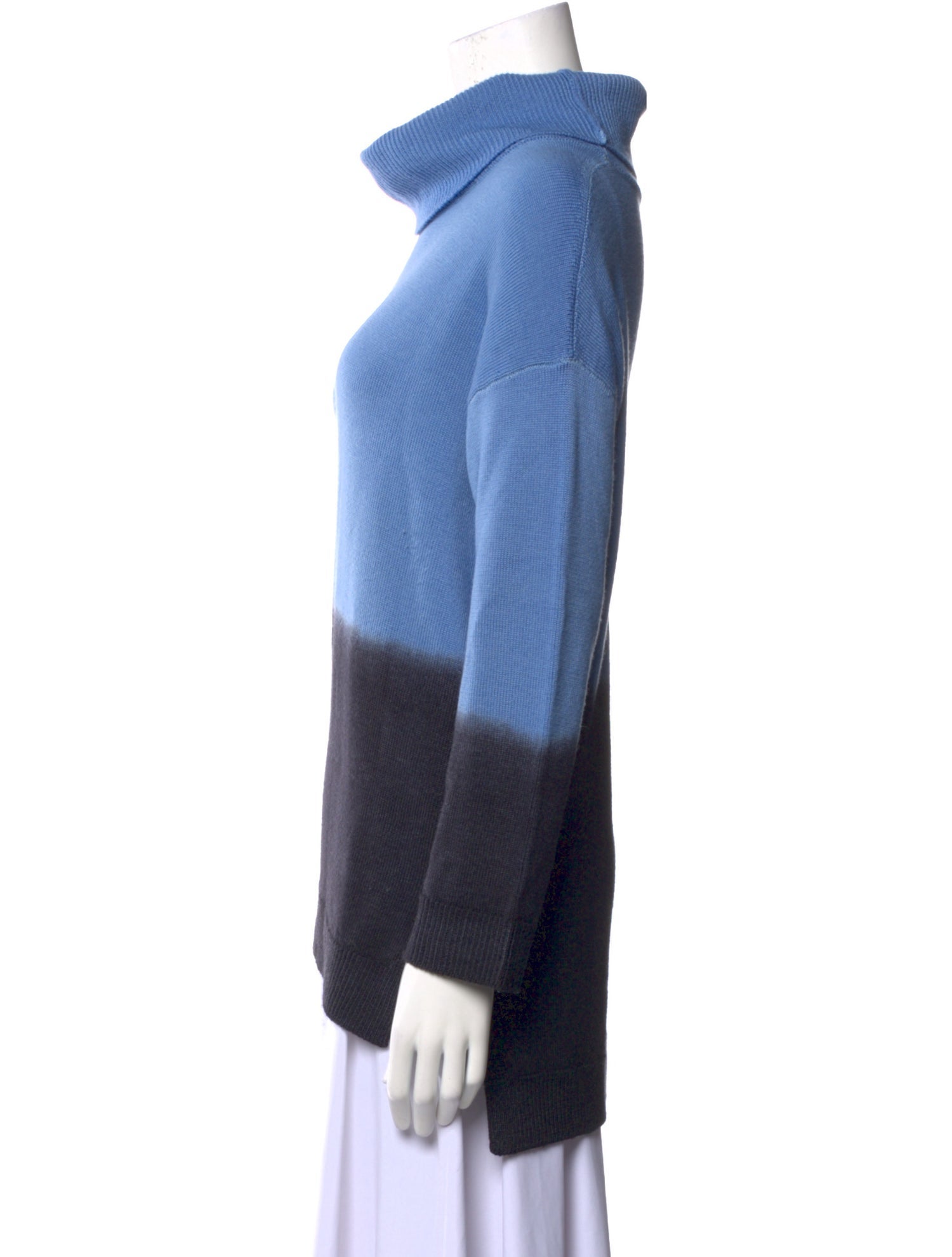 Liviana Conti Wool Colorblock Pattern Sweater