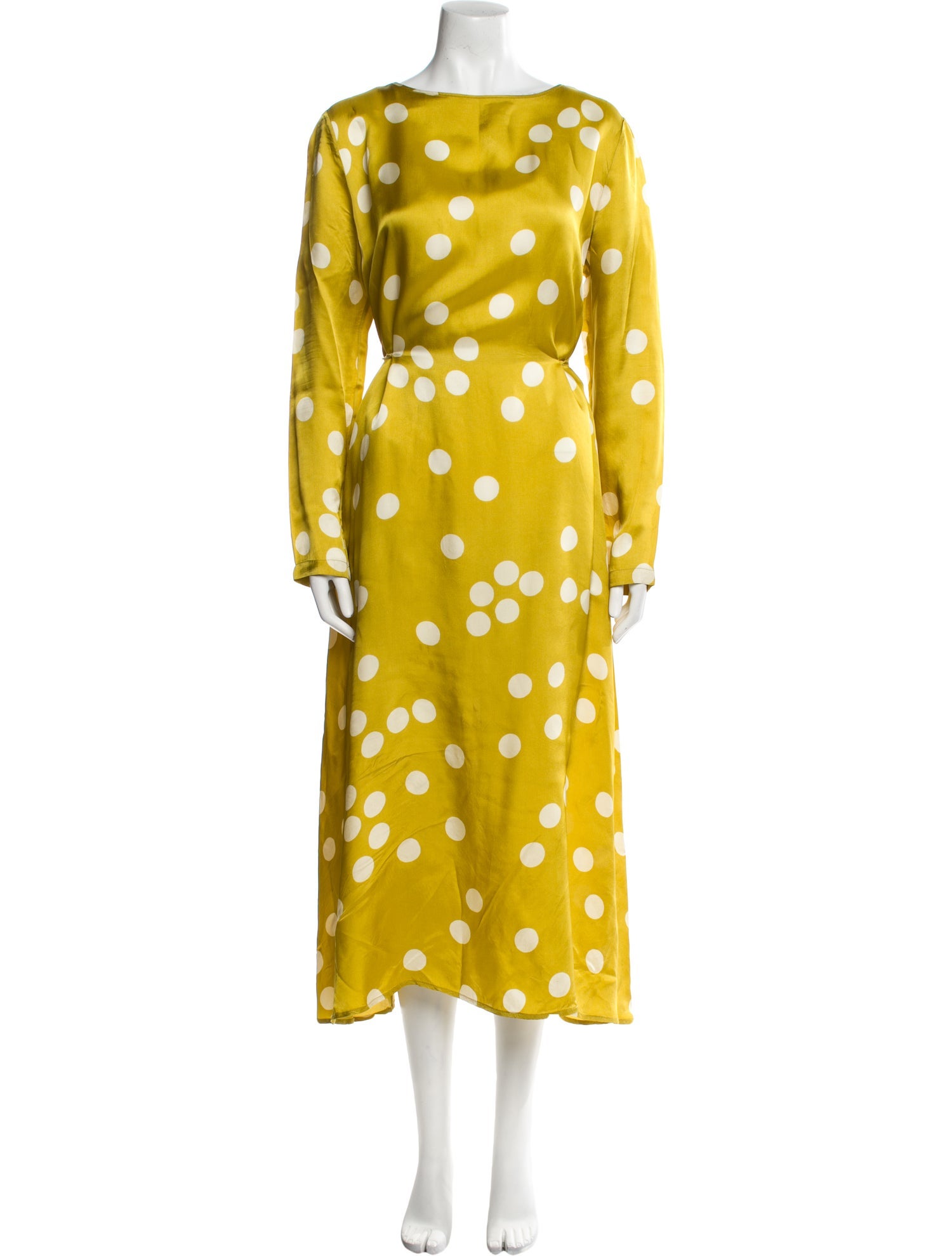 Liviana Conti Polka Dot Print Long Dress