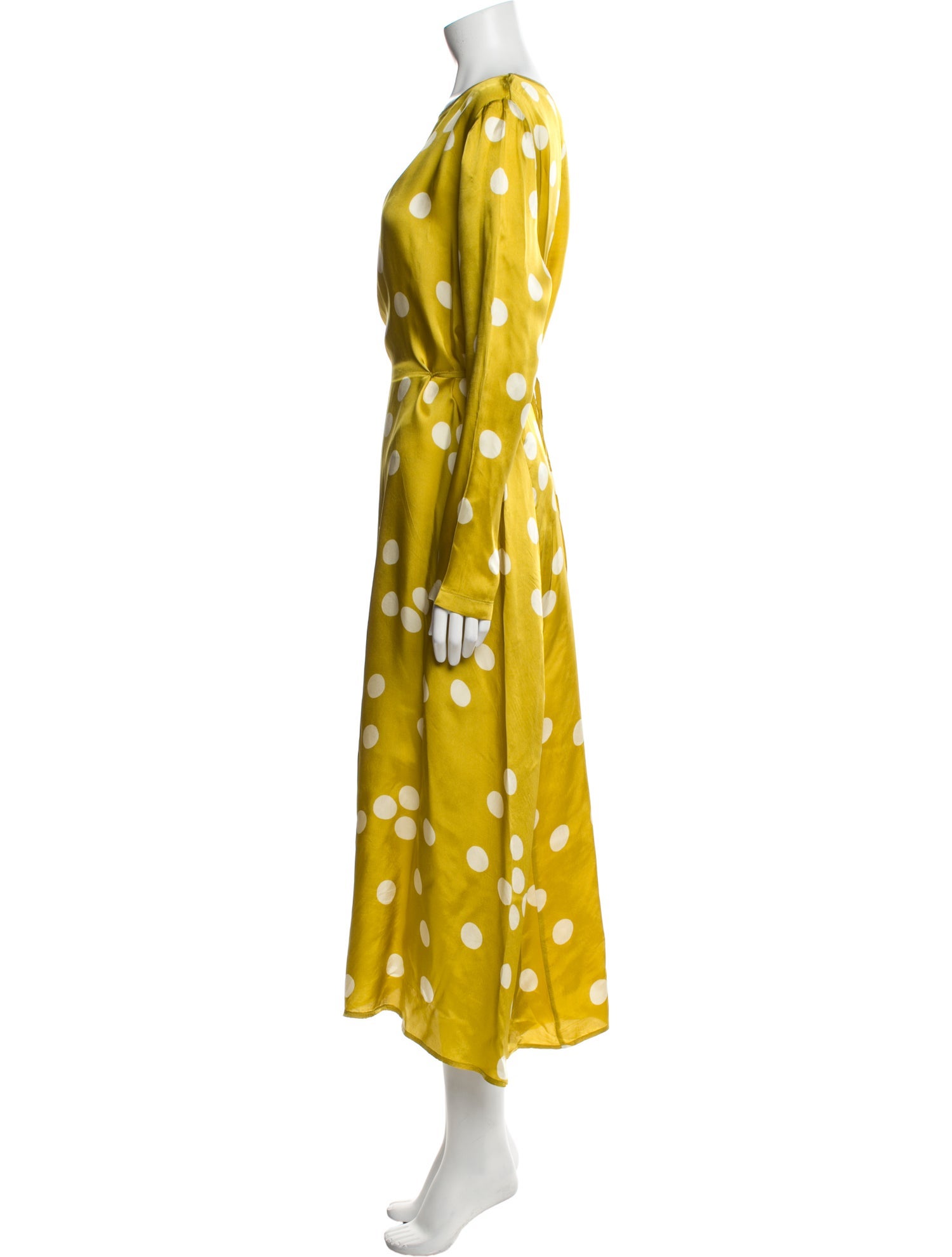 Liviana Conti Polka Dot Print Long Dress