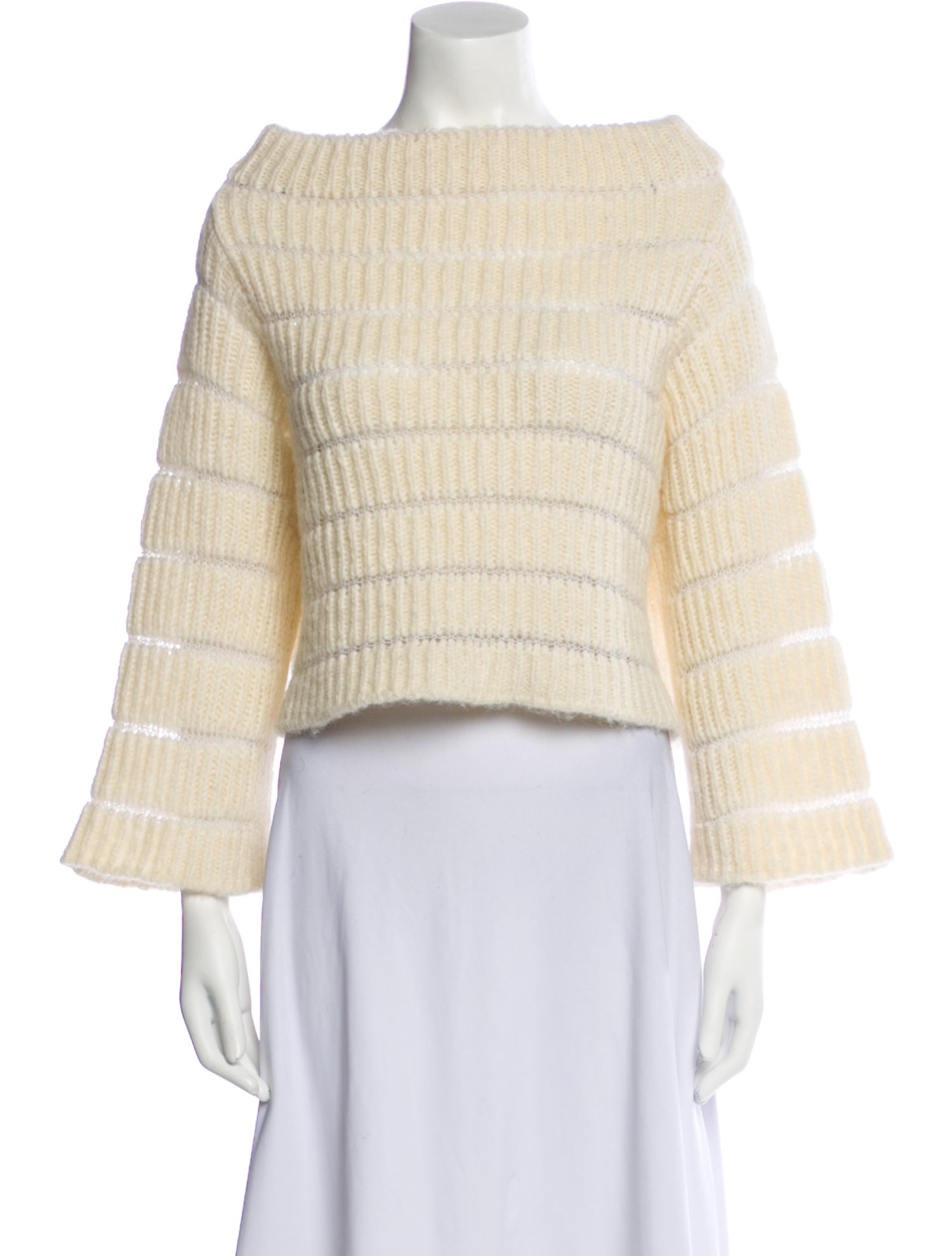 Liviana Conti Alpaca Striped Sweater