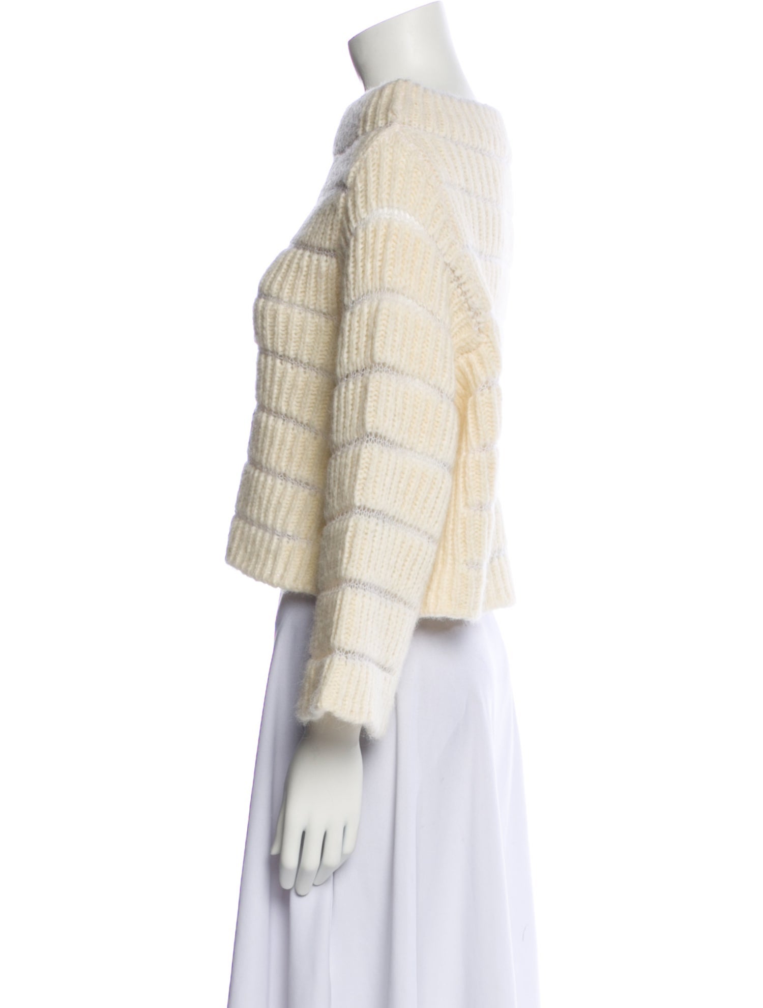 Liviana Conti Alpaca Striped Sweater