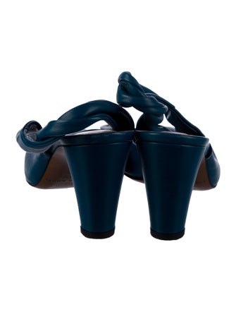 Liviana Conti Leather Slingback Pumps