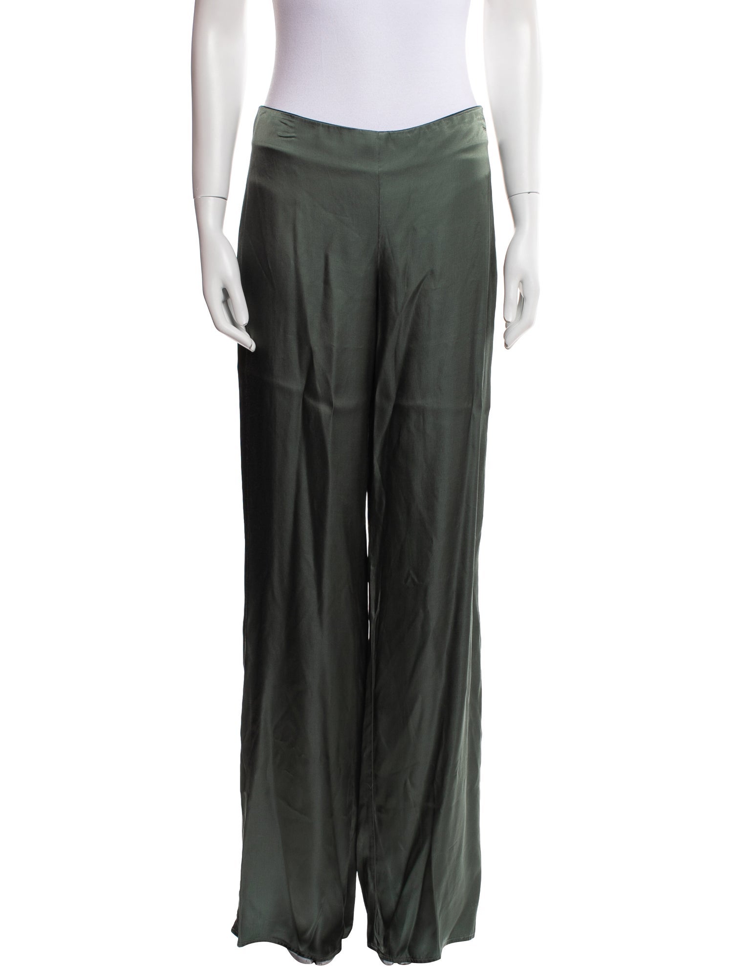 Liviana Conti Satin Wide Leg Pants