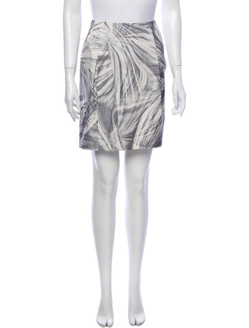 Lida Baday Printed Mini Skirt Blue