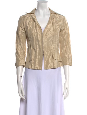 Lida Baday Three-Quarter Sleeve Button-Up Top