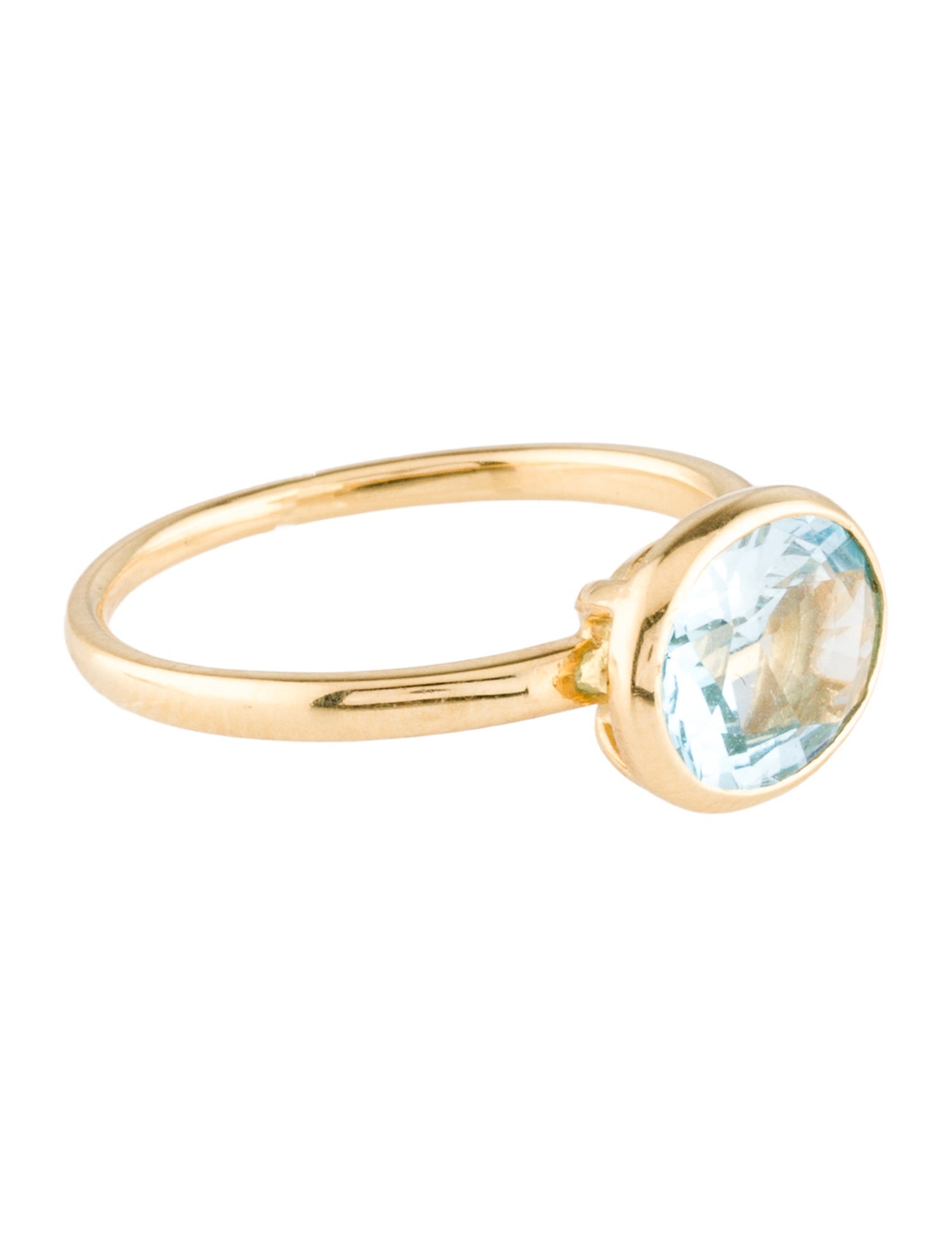 Lisa Eldridge Jewels 18K 2.60ct Topaz The Grace Cocktail Ring