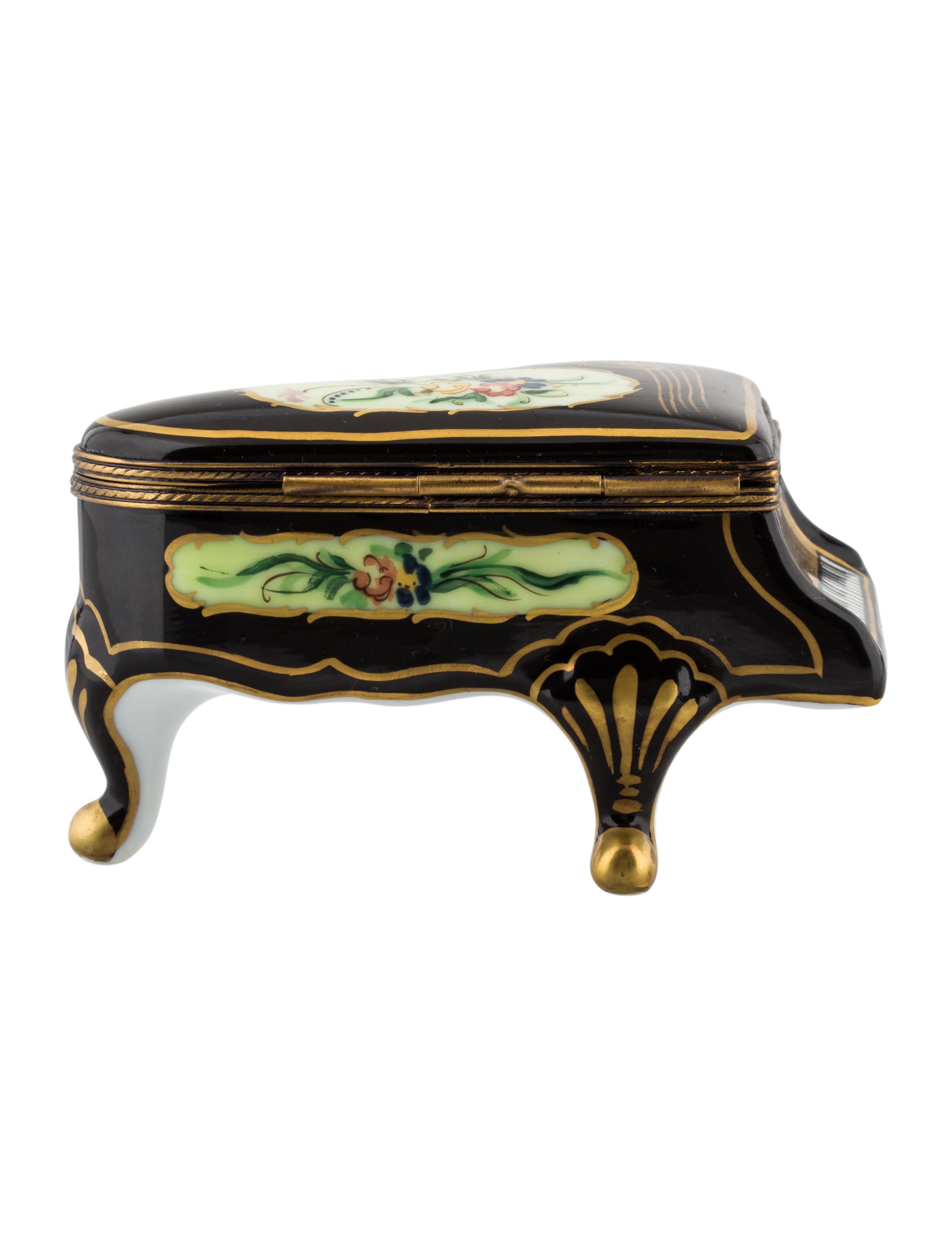 Limoges Rochard Porcelain Piano Box Decor And Accessories LIM21028