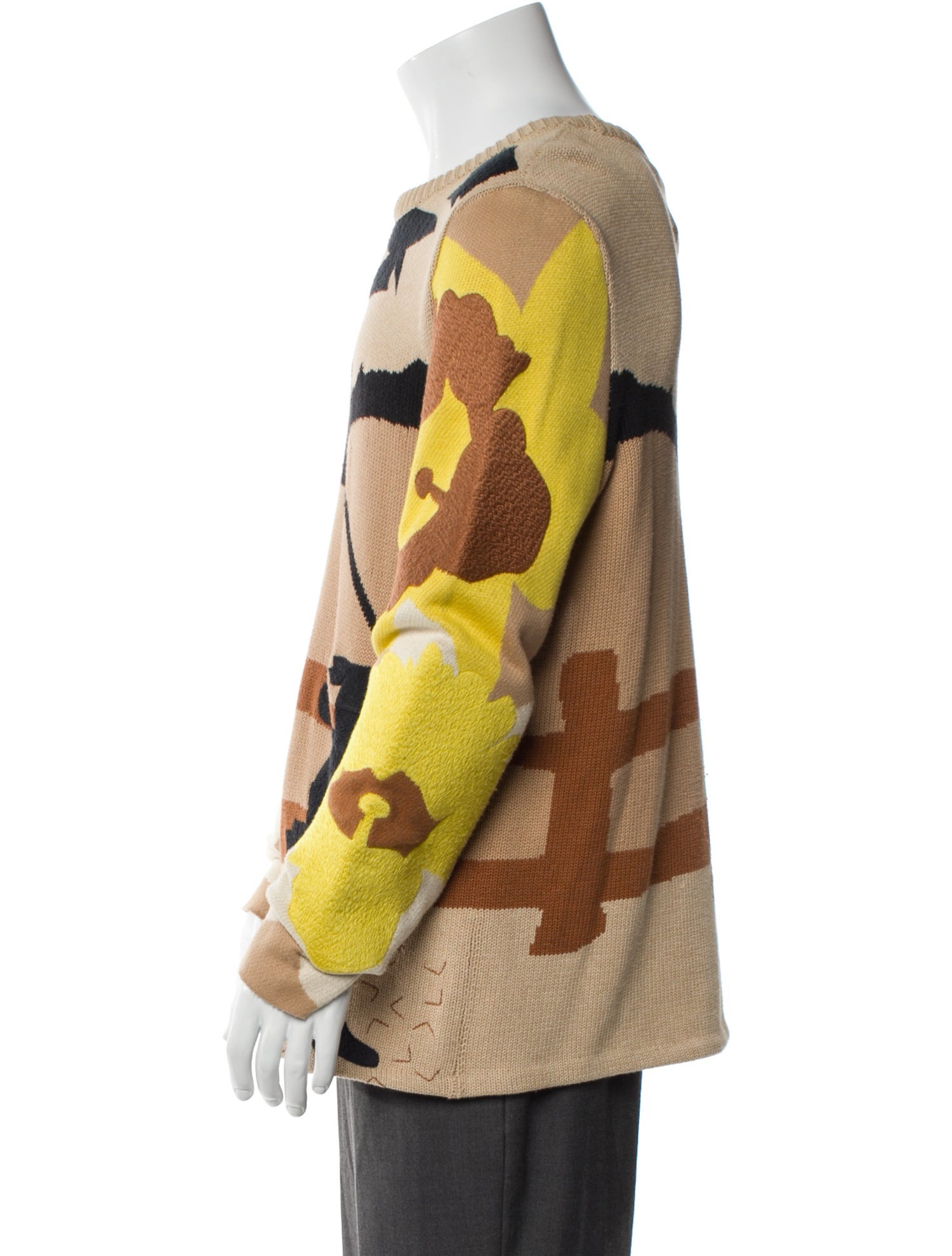 Linder Printed Crew Neck Pullover