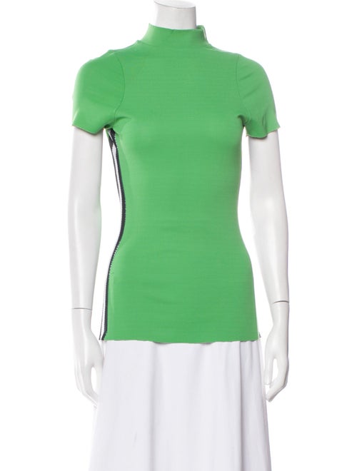 Linder Mock Neck Short Sleeve Top