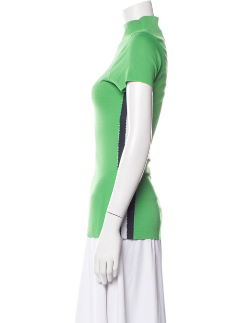 Linder Mock Neck Short Sleeve Top