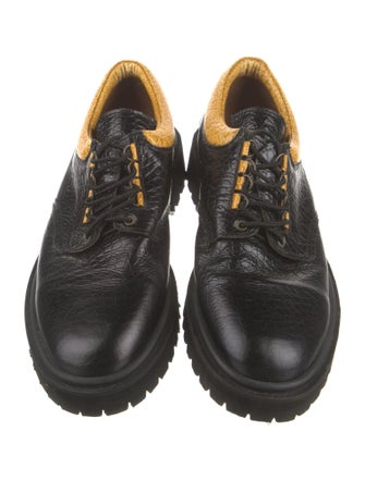 Linder Leather Animal Print Brogues