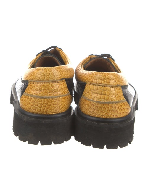 Linder Leather Animal Print Brogues